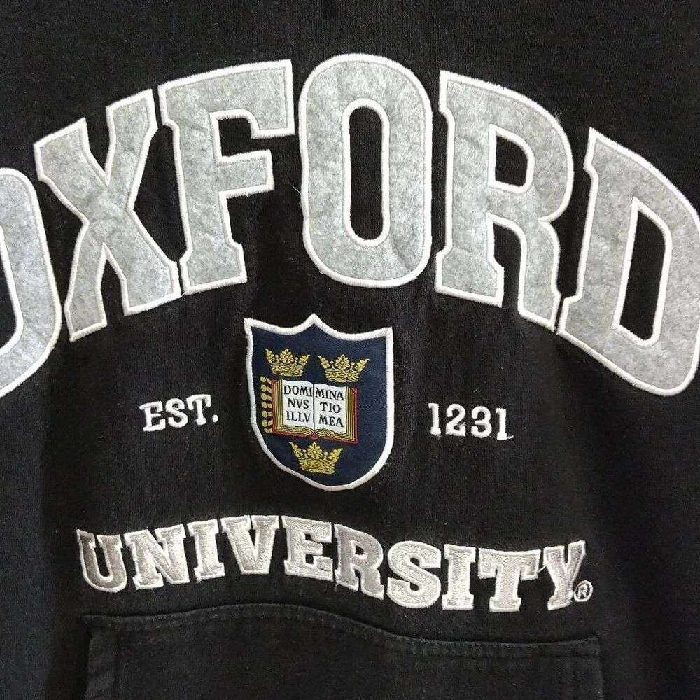 Oxford University Hoodie Official School Merch Small Black Kangaroo Pocket